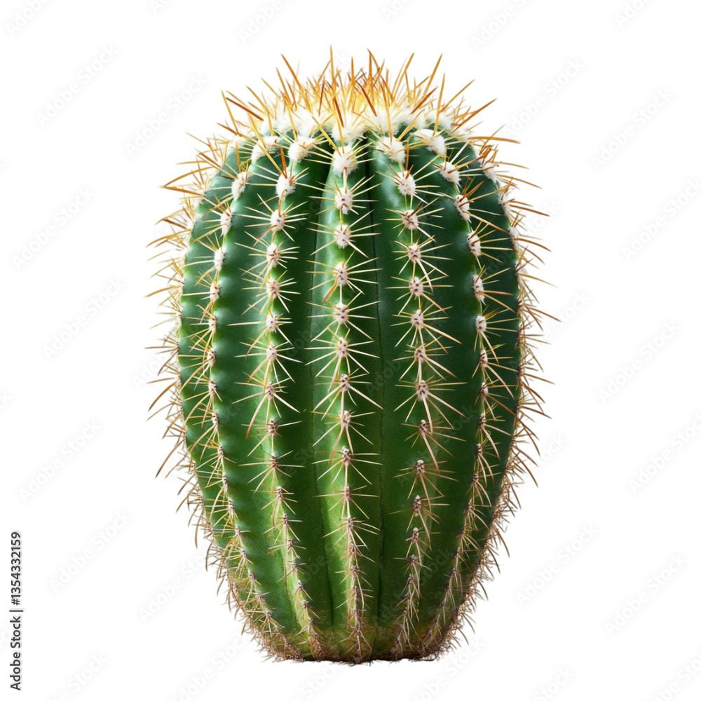 Green Barrel Cactus Sharp Spines Desert Plant, Green Barrel Cactus Sharp Spines Desert Plant,