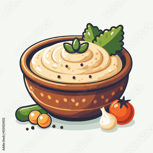 food, eggplant, cuisine, arabic, traditional, appetizer, vegetarian, dip, hummus, babaganoush, turkish, lebanese, vegetable, mediterranean, ganoush, parsley, healthy, snack, arabian, greek, baba, back