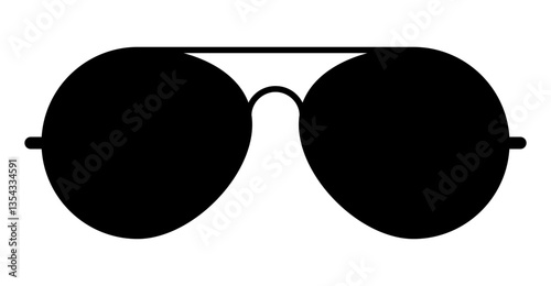 Black glasses rim. Eyeglasses rim icon