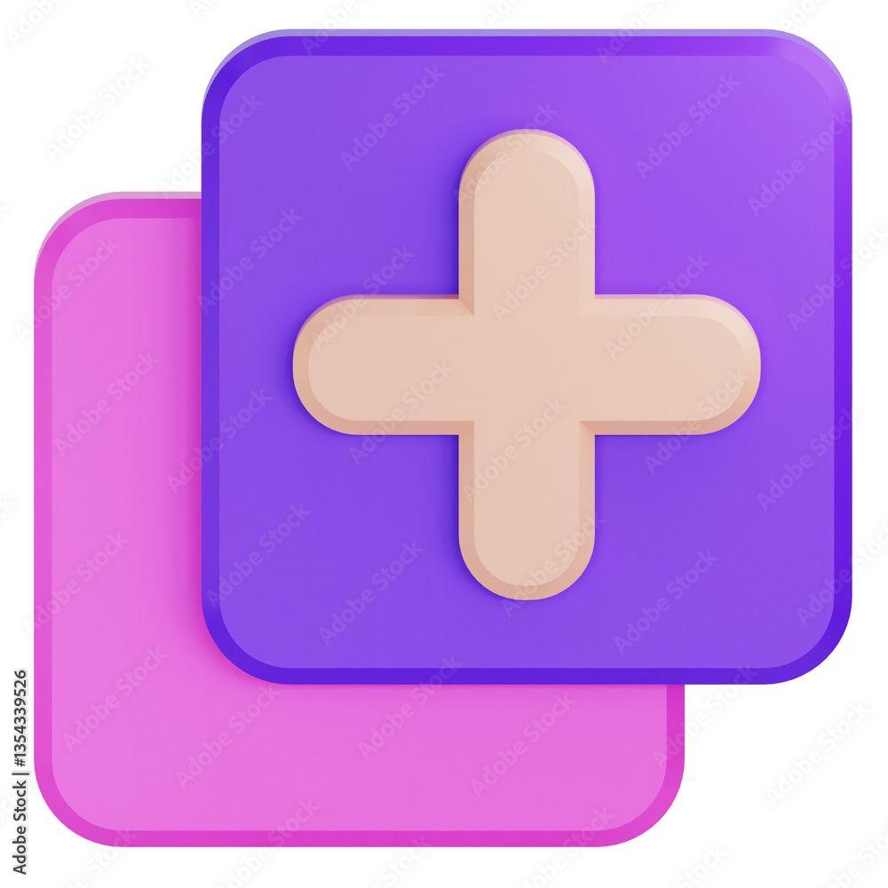 Fototapeta premium Copy 3d icon