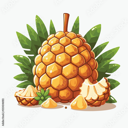 asian, cempedak, food, fruit, fresh, sweet, tropical, exotic, tasty, asia, ingredient, delicious, ripe, yellow, traditional, background, healthy, dessert, raw, tropical fruit, organic, green, cuisine,