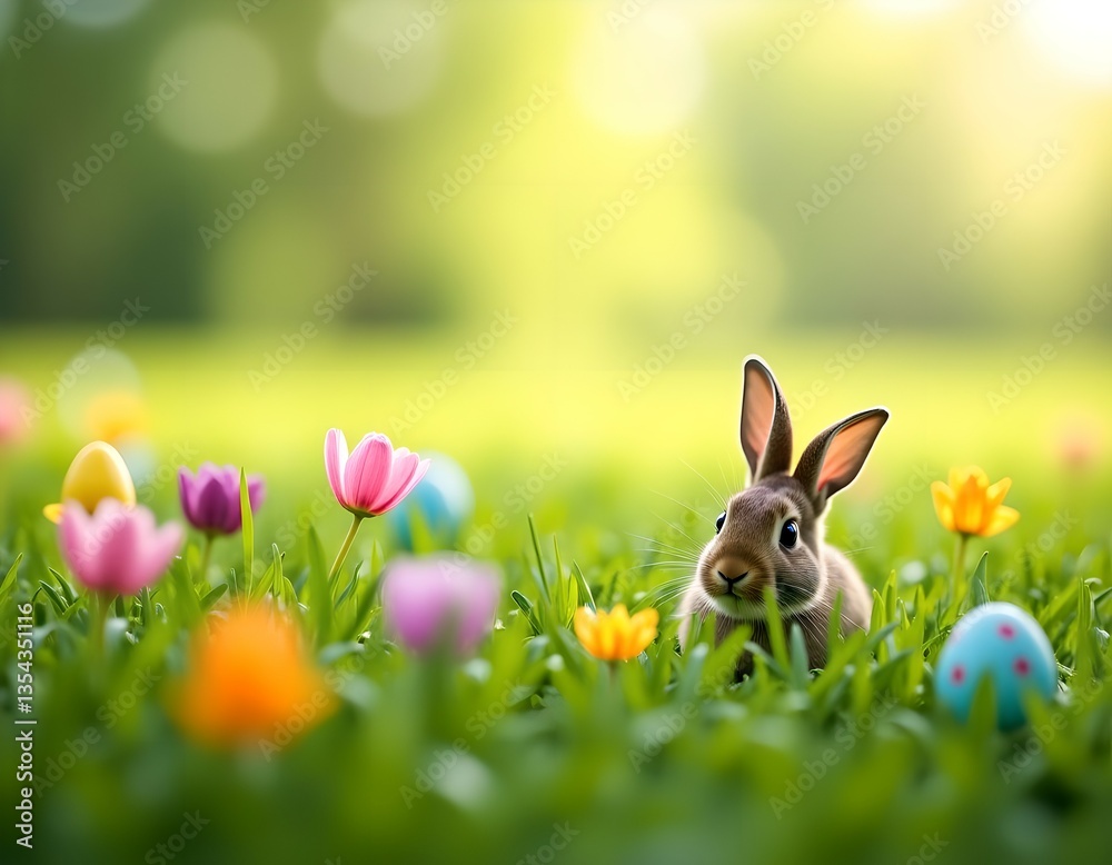 Fototapeta premium Happy Easter card