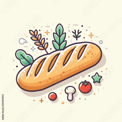 baguette, food, bread, bakery, breakfast, french, bun, meal, fresh, pastry, loaf, wheat, healthy, crust, tasty, nutrition, brown, isolated, flour, bake, organic, background, traditional, delicious, ce