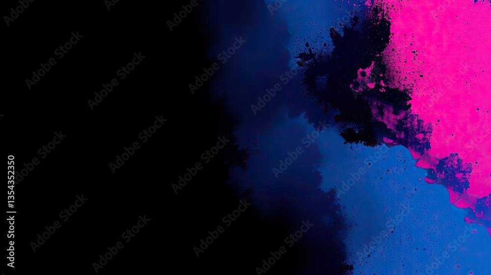 Abstract Blue Pink Ink Splatter Background Design Abstract Blue Pink Ink Splatter Background Design