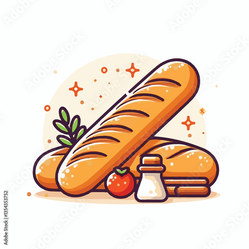 baguette, food, bread, bakery, breakfast, french, bun, meal, fresh, pastry, loaf, wheat, healthy, crust, tasty, nutrition, brown, isolated, flour, bake, organic, background, traditional, delicious, ce