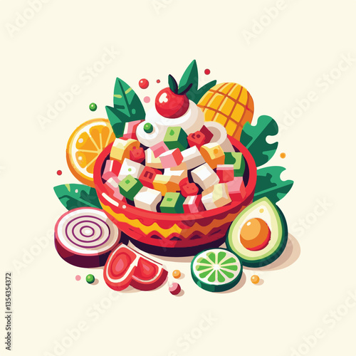 ceviche, food, seafood, gourmet, lime, fresh, meal, fish, appetizer, delicious, cuisine, citrus, peru, peruvian, restaurant, raw, cebiche, marinated, cilantro, onion, seviche, lunch, background, salad