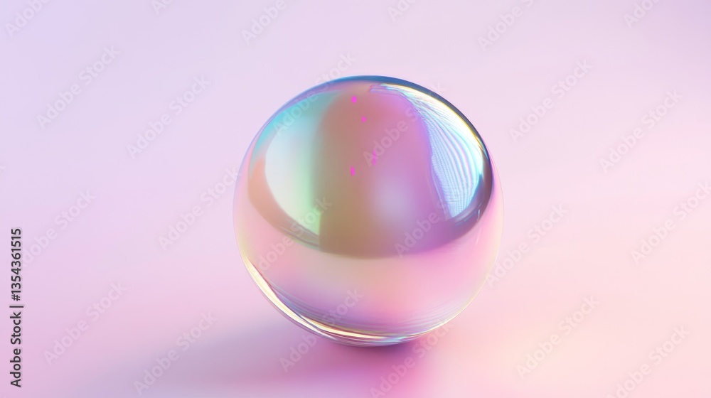 Iridescent holographic sphere with a smooth surface, displayed on transparent background, vibrant pastel tones, glossy finish, crisp focus, clean lines, and minimalist and futuristic design. Iridescent holographic sphere with a smooth surface, displayed on transparent background, vibrant pastel tones, glossy finish, crisp focus, clean lines, and minimalist and futuristic design.