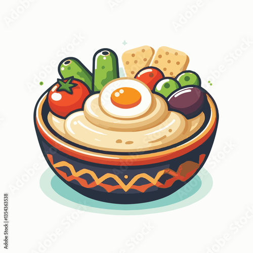 food, eggplant, cuisine, arabic, traditional, appetizer, vegetarian, dip, hummus, babaganoush, turkish, lebanese, vegetable, mediterranean, ganoush, parsley, healthy, snack, arabian, greek, baba, back