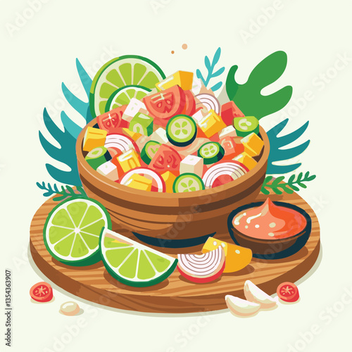 ceviche, food, seafood, gourmet, lime, fresh, meal, fish, appetizer, delicious, cuisine, citrus, peru, peruvian, restaurant, raw, cebiche, marinated, cilantro, onion, seviche, lunch, background, salad