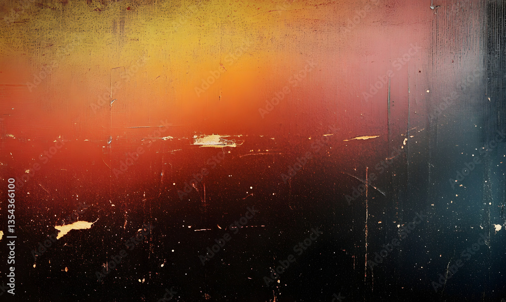 custom made wallpaper toronto digitalgrainy colorful warm orange light leaks on black background with dust texture. abstract damaged scratched retro film analog effect for using over photos as overlay or screen filter