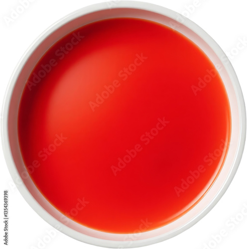 Free Download Red liquid in white bowl, transparent background - GFXLoad