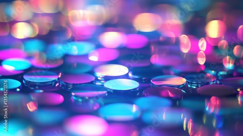 Sleek Futuristic Background with Metallic Reflections
