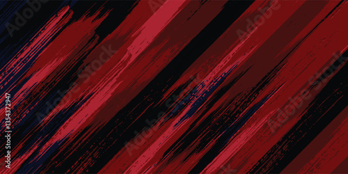 Red halftone dots blue color pattern gradient grunge texture background. Dot  arts