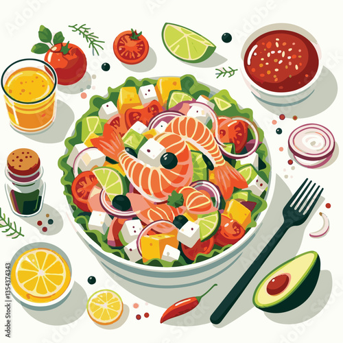 ceviche, food, seafood, gourmet, lime, fresh, meal, fish, appetizer, delicious, cuisine, citrus, peru, peruvian, restaurant, raw, cebiche, marinated, cilantro, onion, seviche, lunch, background, salad