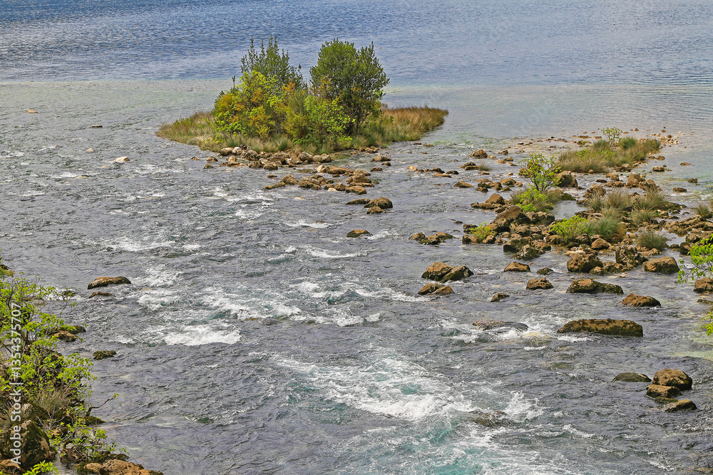 River Stream Ljuta to Bey of Kotor in Montenegro