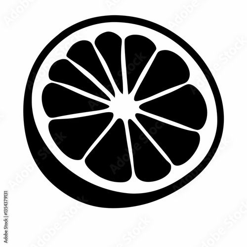Fresh slices of lemon and orange isolated on white background with vibrant yellow and orange colors