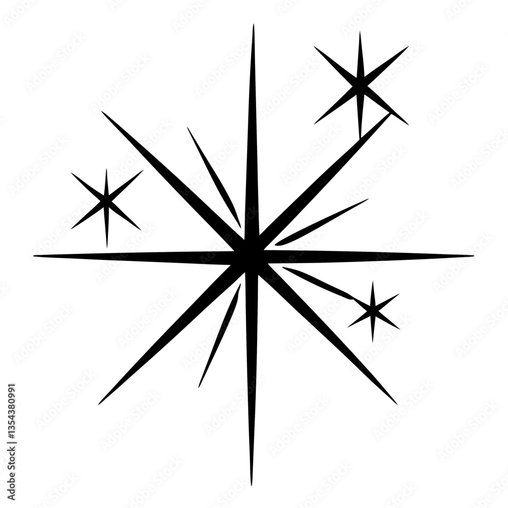 A black and white vector illustration of a compass with directional arrows, featuring a rose symbol, ideal for travel, navigation, and adventure themes A black and white vector illustration of a compass with directional arrows, featuring a rose symbol, ideal for travel, navigation, and adventure themes