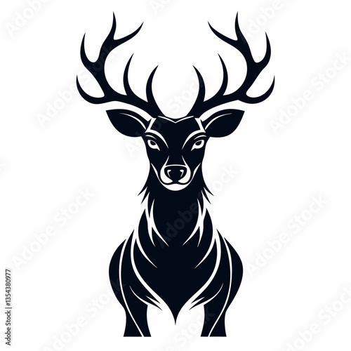 deer silhouette vector