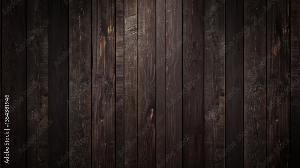 Naklejka premium dark wood texture background