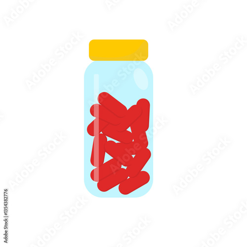 Red Pill Bottle