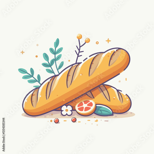 baguette, food, bread, bakery, breakfast, french, bun, meal, fresh, pastry, loaf, wheat, healthy, crust, tasty, nutrition, brown, isolated, flour, bake, organic, background, traditional, delicious, ce