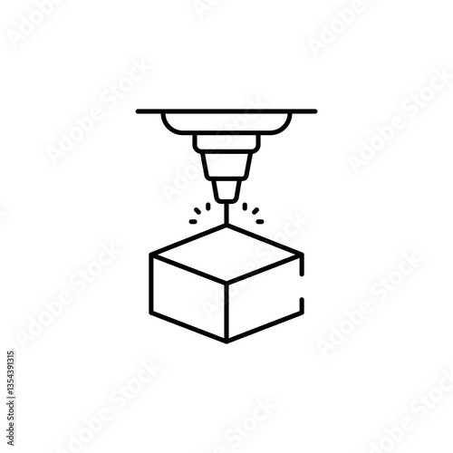 Hotbed and Hooted icon design with white background stock illustration