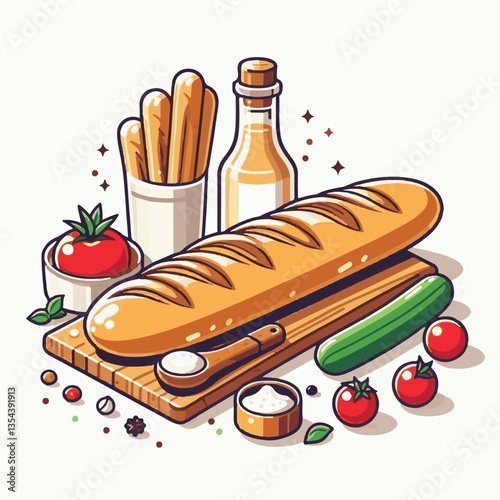 baguette, food, bread, bakery, breakfast, french, bun, meal, fresh, pastry, loaf, wheat, healthy, crust, tasty, nutrition, brown, isolated, flour, bake, organic, background, traditional, delicious, ce