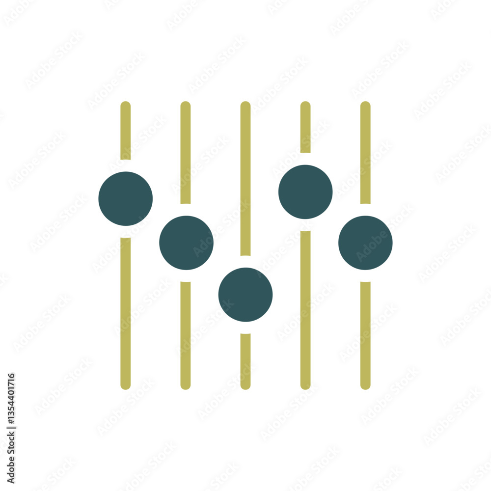 Equalizer vector icon. Music sound wave symbol Equalizer vector icon. Music sound wave symbol