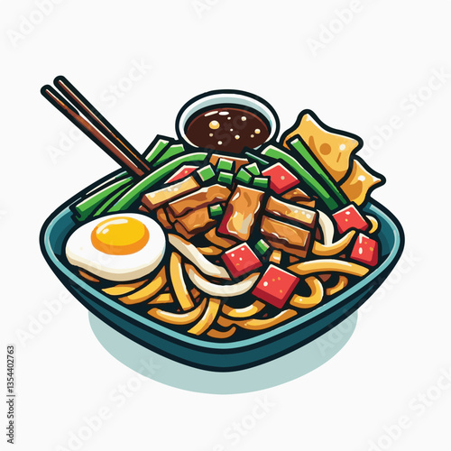 cuisine, delicious, traditional, meal, asian, food, dish, plate, singapore, dinner, malaysia, chinese, lunch, penang, stir, char, tasty, asia, teow, shrimp, noodles, sauce, noodle, hawker, popular, fr