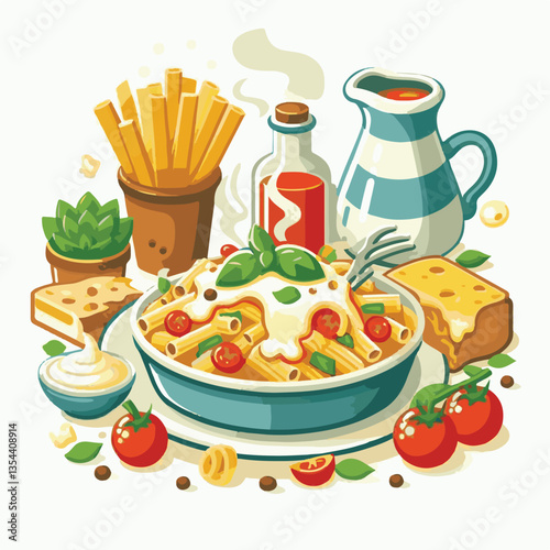 italian, food, sauce, pasta, cheese, dish, cuisine, ziti, tomato, plate, baked, meal, casserole, lunch, homemade, mozzarella, restaurant, basil, marinara, kitchen, dinner, parmesan, cooked, culture, t