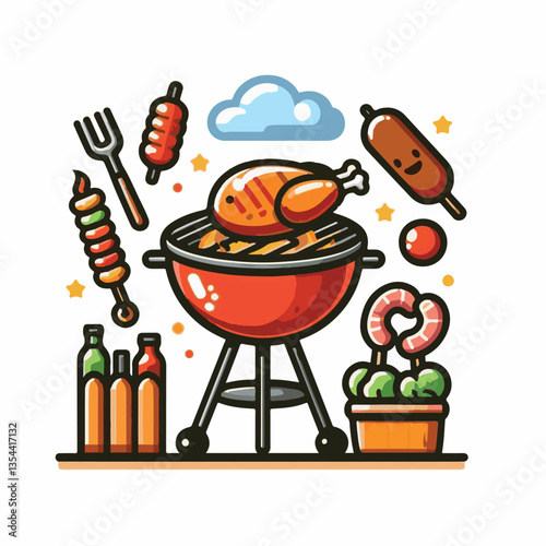 bbq, food, barbecue, grill, party, cooking, meat, picnic, grilling, summer, meal, grilled, cook, beef, cookout, hot, background, barbeque, steak, fire, backyard, pork, flame, delicious, smoke, outdoor
