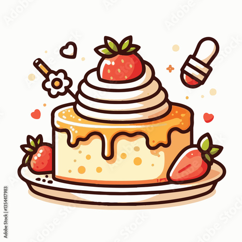 dessert, cheesecake, food, bakery, cake, delicious, slice, cream, cheese, sweet, piece, pie, pastry, tasty, baked, background, creamy, closeup, fruit, gourmet, snack, white, plate, eat, strawberry, ho