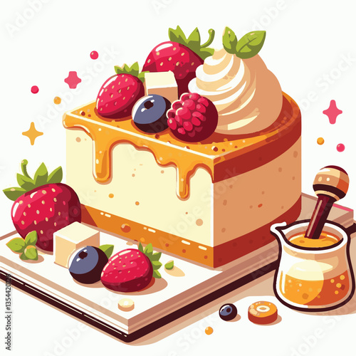 dessert, cheesecake, food, bakery, cake, delicious, slice, cream, cheese, sweet, piece, pie, pastry, tasty, baked, background, creamy, closeup, fruit, gourmet, snack, white, plate, eat, strawberry, ho