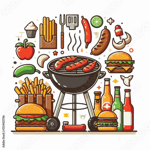 bbq, food, barbecue, grill, party, cooking, meat, picnic, grilling, summer, meal, grilled, cook, beef, cookout, hot, background, barbeque, steak, fire, backyard, pork, flame, delicious, smoke, outdoor