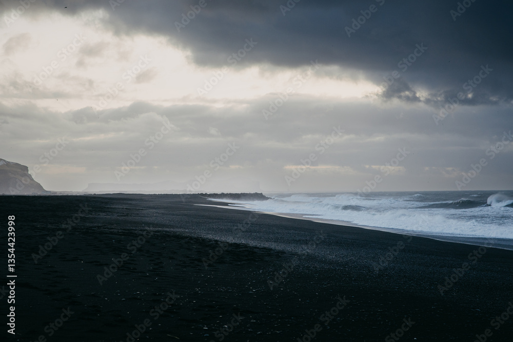 Iceland's diverse landscape features majestic mountains, dramatic coastlines, glaciers, and volcanic fields. A land of contrasts, where fire meets ice, offering breathtaking views for nature and trave