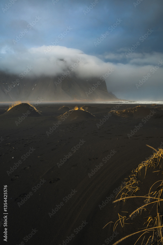 Iceland's diverse landscape features majestic mountains, dramatic coastlines, glaciers, and volcanic fields. A land of contrasts, where fire meets ice, offering breathtaking views for nature and trave