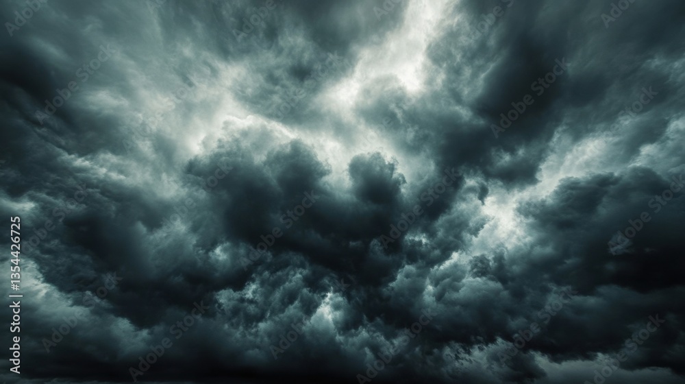Obraz premium Dramatic Dark Storm Clouds