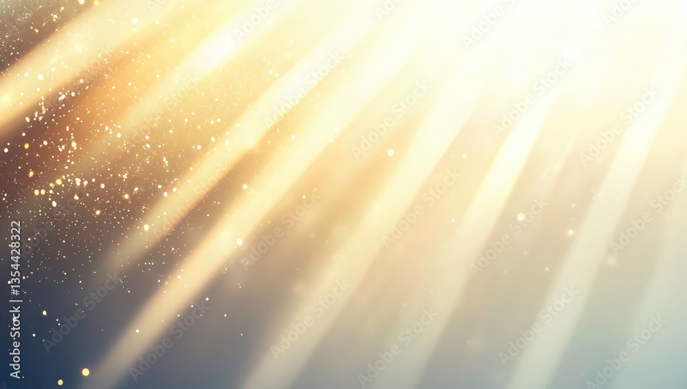 Golden Light Streaks with Sparkling Particles Golden Light Streaks with Sparkling Particles