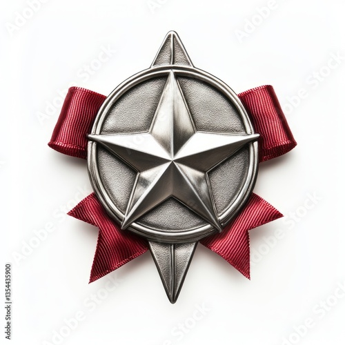 Wallpaper Mural Generic Honor Badge Scene Star Silver Veterans Background. Torontodigital.ca