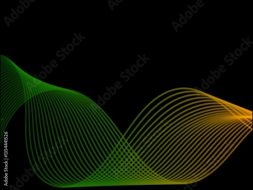 abstract background with wave