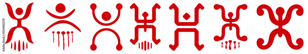 Bengali New Year, Six Red Bengali Symbol Set, Subho Noboborsho, Pohela Boishakh, Happy Durga Puja
Bengali New Year, Six Red Bengali Symbol Set, Subho Noboborsho, Pohela Boishakh, Happy Durga Puja