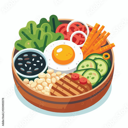 bibimbap, asian, cuisine, meal, healthy, delicious, food, rice, gourmet, korean food, vegetable, cooking, dinner, fresh, colorful, bowl, lunch, traditional, dish, egg, beef, spicy, korean, carrot, mea