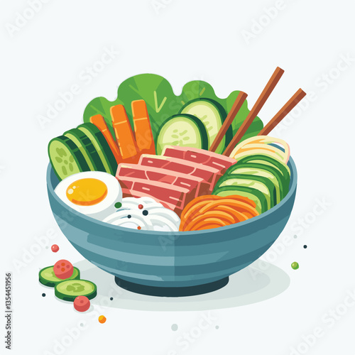 bibimbap, asian, cuisine, meal, healthy, delicious, food, rice, gourmet, korean food, vegetable, cooking, dinner, fresh, colorful, bowl, lunch, traditional, dish, egg, beef, spicy, korean, carrot, mea
