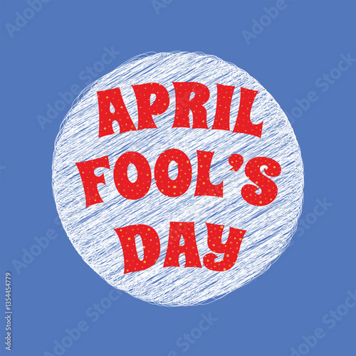 April fools day with funny prank illustration vector background design for april fools day event