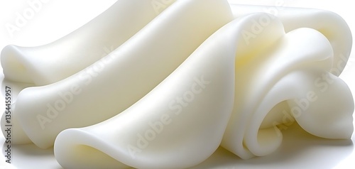 Fototapeta Naklejka Na Ścianę i Meble -  Close-up of raw squid tubes, an ingredient for seafood cooking and gastronomy