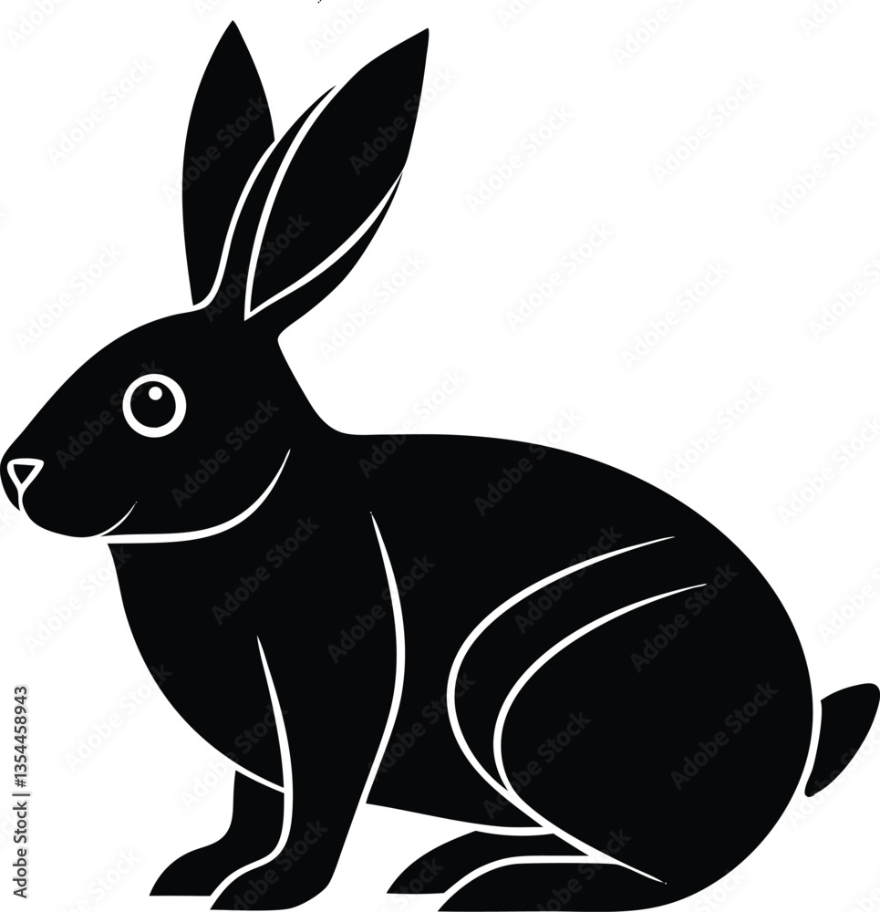 Obraz premium rabbit vector icon.eps