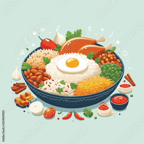 chicken, dinner, spicy, indian, cuisine, dish, asian, basmati, rice, meat, food, lunch, background, biryani, cooked, delicious, healthy, meal, india, restaurant, arabic, cooking, homemade, isolated, t