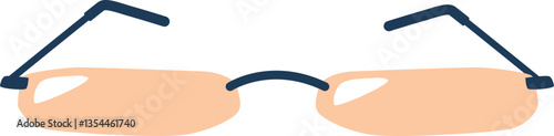 Fashion eyeglasses accessories vector illustration