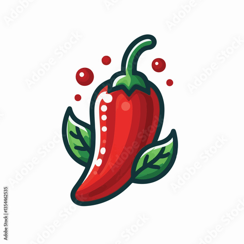 food, red, chili, hot, spicy, spice, pepper, vegetable, chilli, fresh, isolated, vector, background, ingredient, mexican, cuisine, organic, cooking, cayenne, taste, heat, flavor, healthy, white, papri