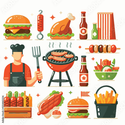 bbq, food, barbecue, grill, party, cooking, meat, picnic, grilling, summer, meal, grilled, cook, beef, cookout, hot, background, barbeque, steak, fire, backyard, pork, flame, delicious, smoke, outdoor